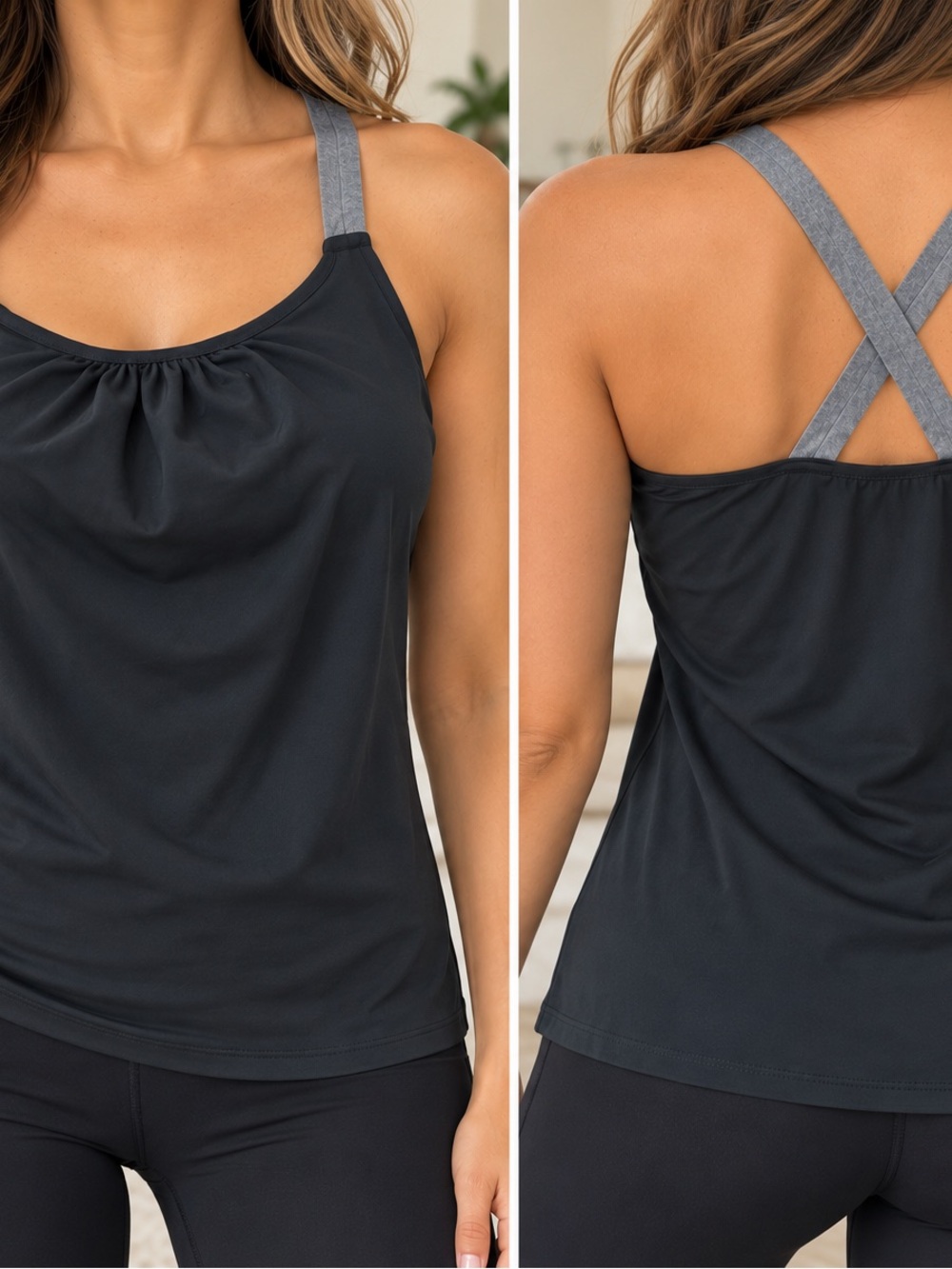 Champion Black XL Athletic top